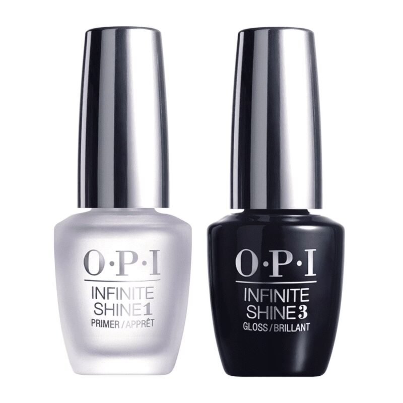 ($25 Value) OPI Infinite Shine Gel Effects Nail Polish 2-Piece Set: Lacquer, Primer, and Prostay Nail Glitter, 0.5 oz.
