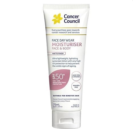 Cancer Council Face Daywear Invisible SPF50+ Moisturizing Cream
