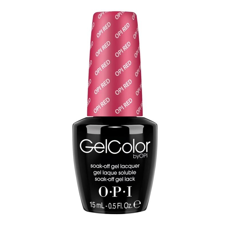 GelColor Gel Polish, OPI Red (L72), 15 ml/0.5 fl oz
