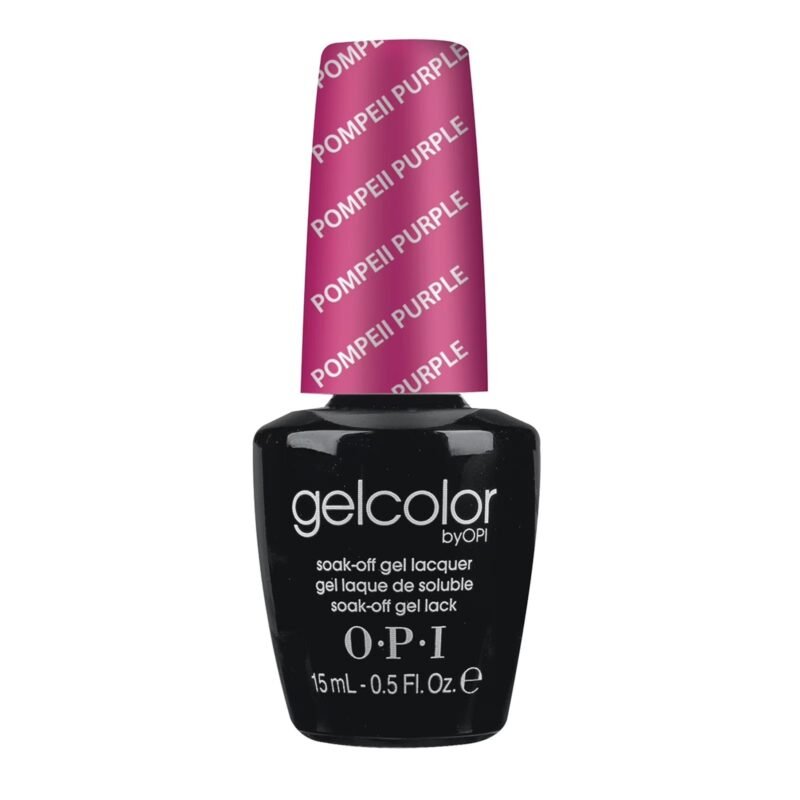 OPI GelColor Gel Nail Polish, Pompeii Purple (C09), 15 ml/0.5 fl oz.