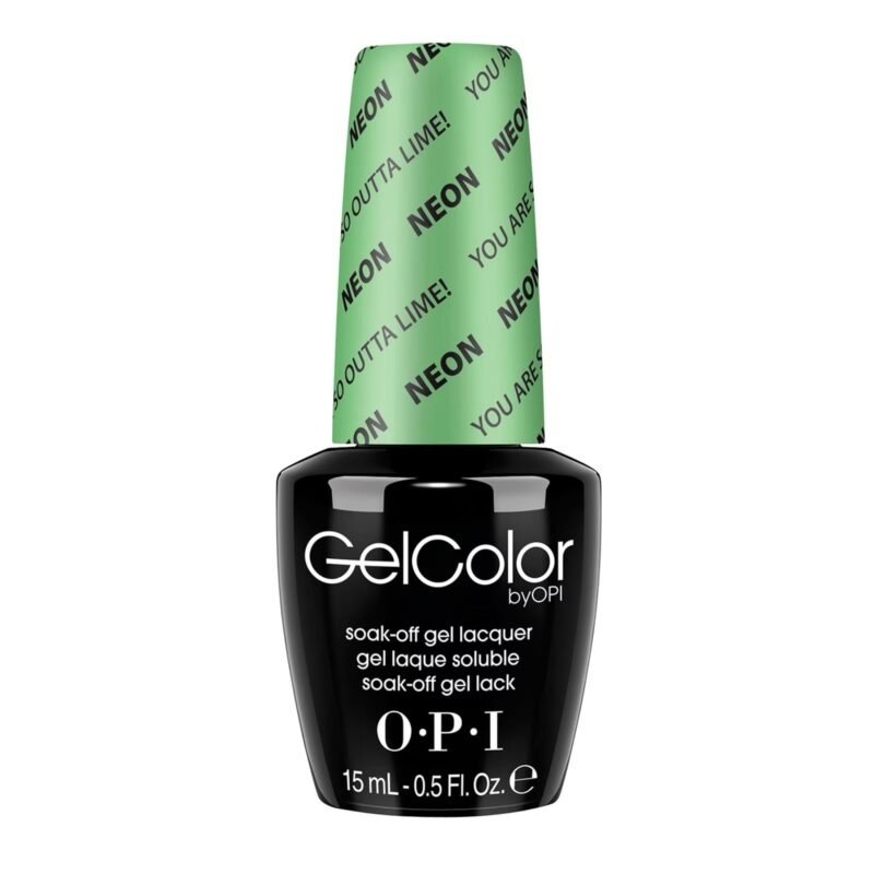 OPI GelColor Gel Nail Polish, You Are So Outta Lime! (N34), 15 ml/0.5 fl oz