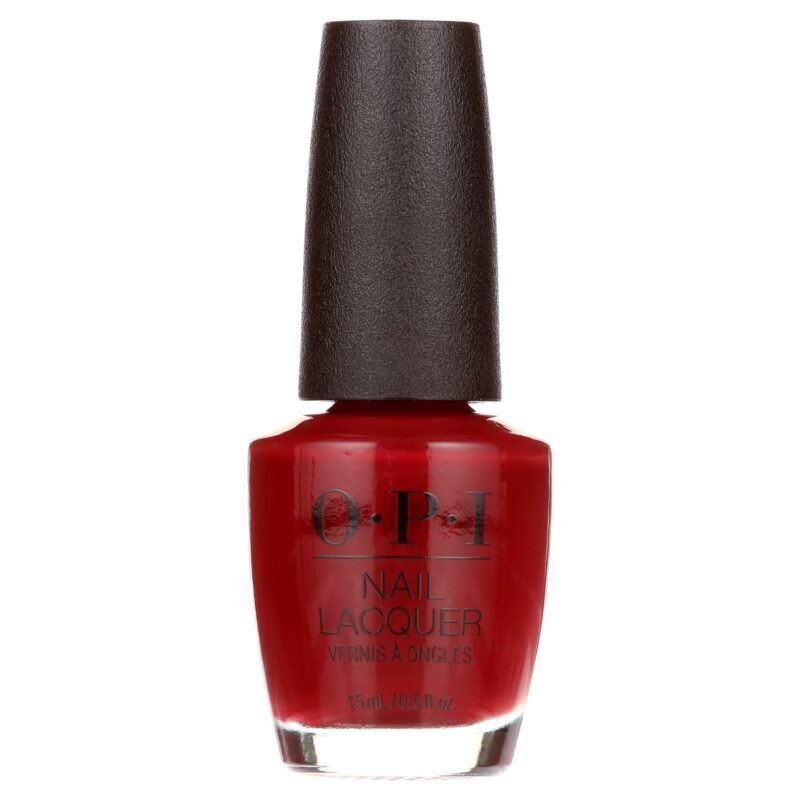 OPI Nail Lacquer, Got the Blues for Red, 0.5 fl oz
